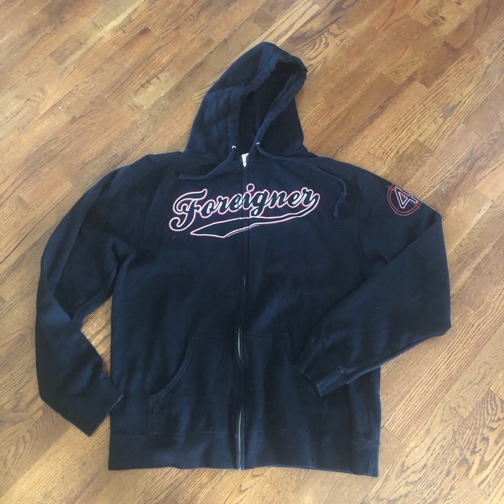 Foreigner Concert full zip hoodie